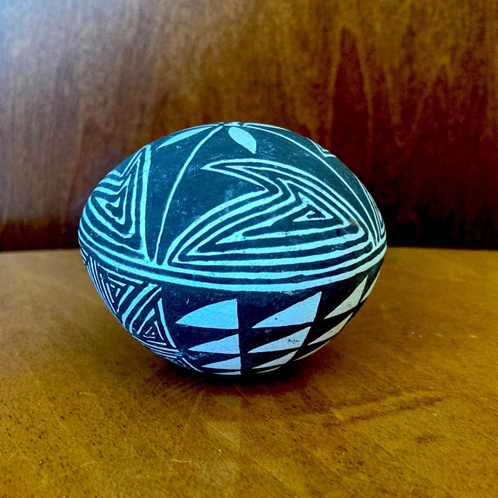 Vintage Acoma Pottery Signed B. A. Chino